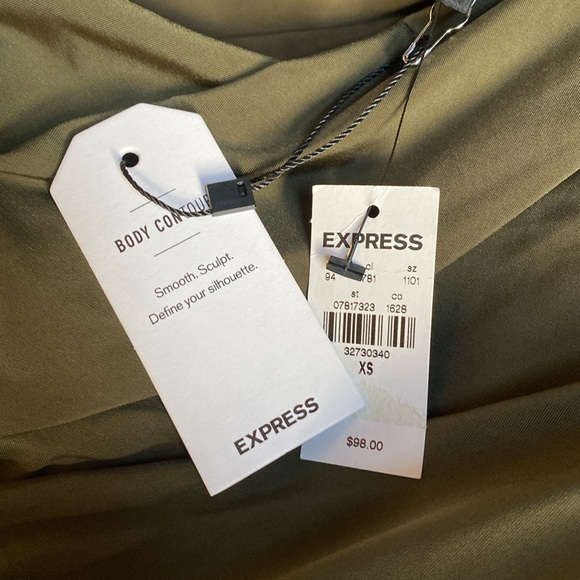 Express Body Contour One Shoulder Ruched Mini Dress With Built-In Shapewear NWT - Picture 6 of 6